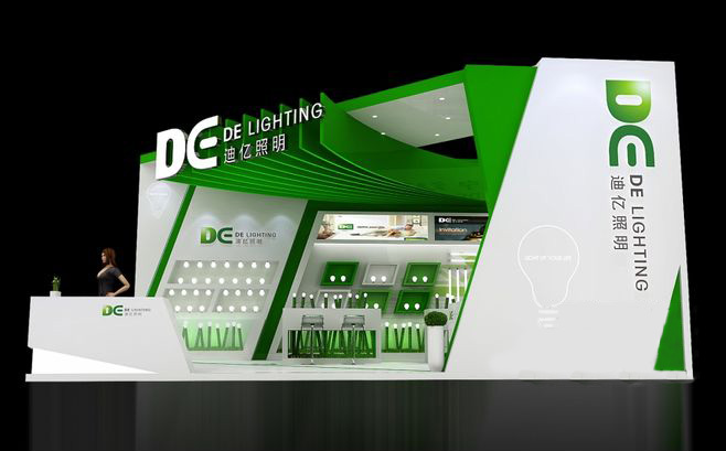 上海特装展览设计-迪亿-照明展会搭建