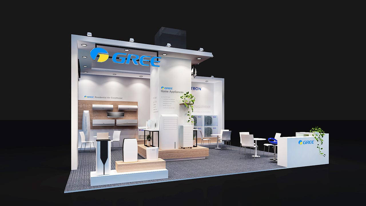 家电会展展台设计-格力-上海展览展示设计