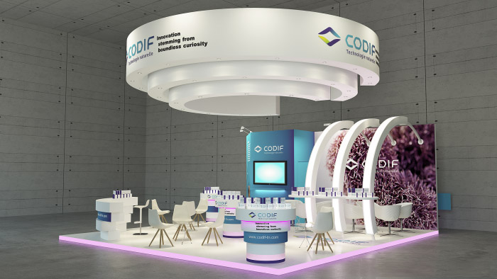 韩国展会搭建-CODIF-国际展台设计|美博会装修设计