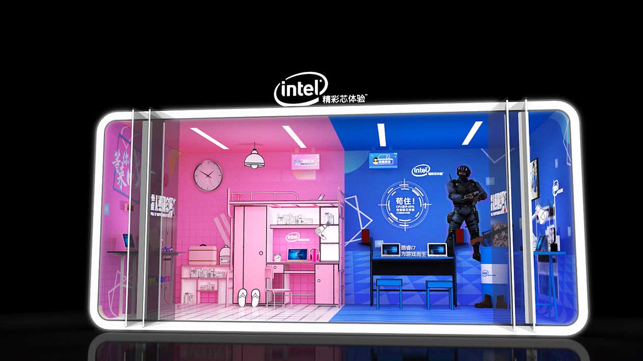 展览展示设计-英特尔